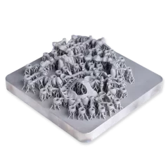 Стоматологические каркасы на платформе после 3D-печати металлом